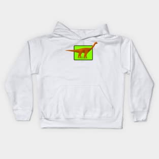 Cute Dreadnoughtus Logo Kids Hoodie